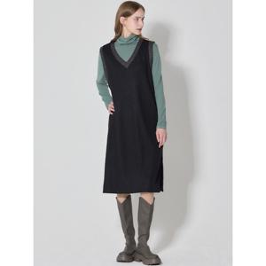 [보니스팍스][보니스팍스(Bonispax)] 조끼 브이넥 니트 원피스 (