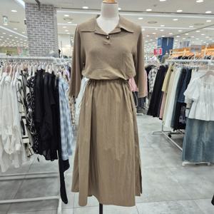 [레코브]우븐배색카라원피스 LK61D9OP561X_IC