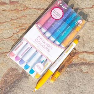 파이롯트 지워지는 싸인펜-프릭션 컬러펜 COLORS 6색2 문구반점 빠이롯트 캘리그라피펜 일러스트펜 다꾸펜 다꾸용품 다이어리꾸미기 캘리그래피