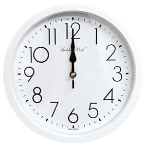 GB1301 미니 무소음 벽시계 화이트 22cm 제조한국 벽시계 무소음벽시계 소형시계 홈데코시계 인테리어벽시계 국산벽시계 골든벨시계