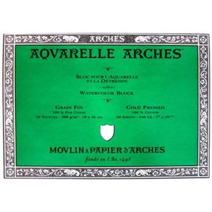 캔손 아르쉬패드 300g 10X25중목 20매 캔손 수채화용패드 수채화지 수채화패드 드로잉 스케치북 아크릴 과슈 잉크