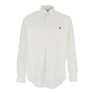 폴로 랄프로렌 커스텀 핏 버튼 다운 셔츠 710772290003 White