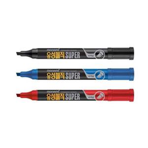 모나미 유성매직 슈퍼 사각닙 12개입 (색상선택)