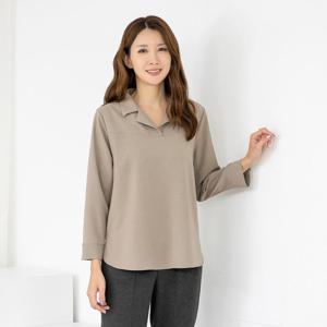 [모슬린]엄마옷 카라 무지 정장 블라우스 510FGH080 마담/중년여