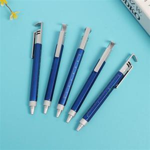 생활용품 6in1 멀티툴 볼펜 10p세트 드라이버 만능볼펜 블루