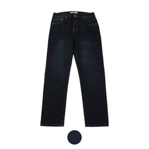 [파파브로]남성 겨울 스트레이트핏 기모 흑청 데님 IC-JEK-7011