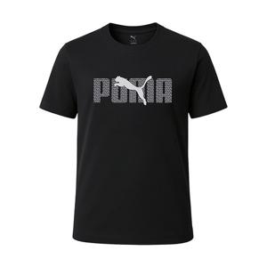 [푸마]푸마 에센셜 로고 랩 반팔티 블랙 684667-01