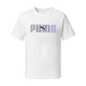 푸마 에센셜 로고 랩 그라데이션 반팔티 화이트 688184-02