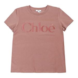 끌로에 25FW 키즈 로고 반팔티 핑크 C20652 47K 10-12Y