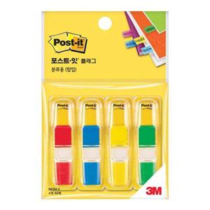3M 포스트잇 플래그 분류용 팝업 683M 4 일반4색 2개 포스트잇 3M포스트잇 3M 메모지 점착메모지 접착메모지 노트 수첩 플래그