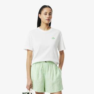 [라코스테공식] 여성 릴랙스핏 클레이 크록 반팔 티셔츠 TF9596-55G 001