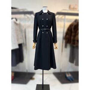 [더아이잗컬렉션]울 블렌드 더블 칼라넥 롱 원피스 CRBA0OP771 -