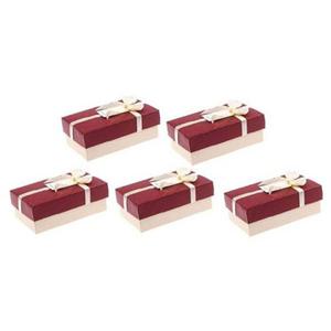포장박스 ABM 리본 선물상자 색상랜덤 5개 8.5x14x5cm 포장용품