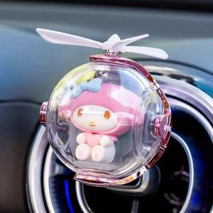 산리오 우주선 LED 차량용 방향제-마이멜로디 방향제 차량용방향제 캐릭터피규어 캐릭터방향제 미니방향제 쏠라방향제 차량방향제 차량피규어