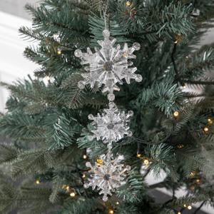 크리스마스 설정 트리 장식 쿨비엔나 25cm 꾸미기 소품 용품 오너먼트 눈꽃 데코