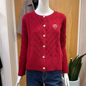 클리지 DP01 꽈배기 라운드넥 니트 가디건 CP9WKC07