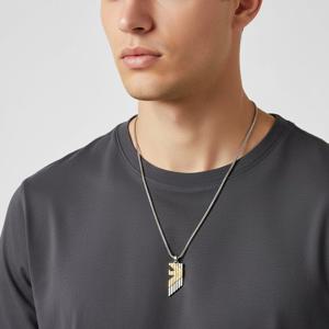 엠포리오 아르마니 공식 아르마니 로고 펜던트 목걸이 EGS3073040