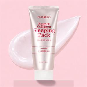 푸드어홀릭 바운스 콜라겐 슬리핑 팩 200ml /수분크림 수면팩 물광