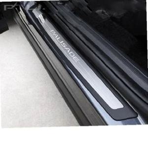 팰리세이드 메탈 도어스커프 도어몰딩 차량 인테리어