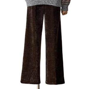 [포커스]FW5K3PT32397_벨벳 세미 와이드 팬츠