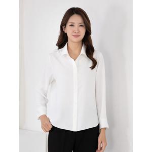 [모슬린]엄마옷 카라 무지 정장 오픈 블라우스 511FGH106 마담/
