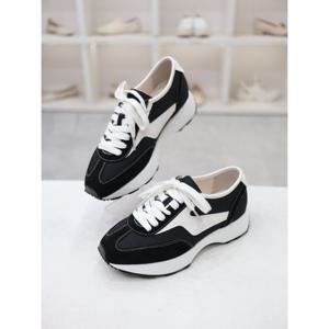 [코디엘루]가죽 데일리 세무 여성 운동화 5cm CDMD501131-1