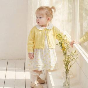 아가방 TC01 봄 니아플로럴가디건원피스세트(YELLOW)_ 01T12405787