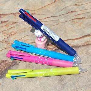 ZEBRA볼펜 제브라 샤프+4색볼펜 멀티펜 클립온멀티 도트 D