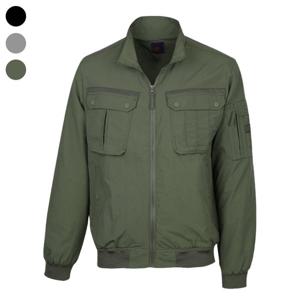 남자 봄 여름 밀리터리 캐주얼 포켓 항공점퍼 IE-L-JU-WK1-카키