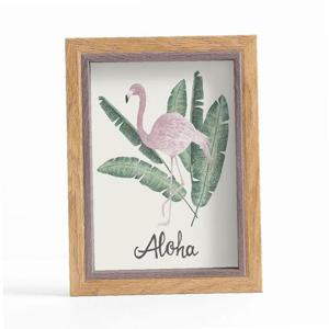 감성갤러리 원목 사진액자(5x7) 탁상선반액자