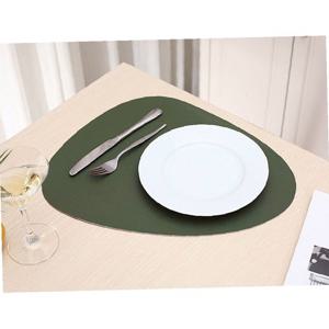 페블 양면 가죽 테이블매트 식탁데코매트