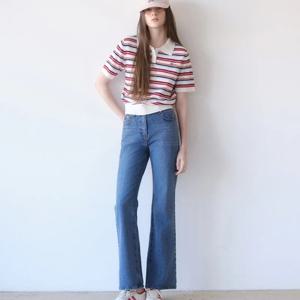 플라스틱아일랜드  (PS1DP181) 부츠컷 데님 팬츠