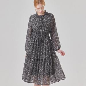 [매긴]미니 플라워 셔링 쉬폰 원피스_PBMF6S1OP3051