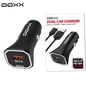 차량용 PSCC-36WQCPD 블랙 초고속 듀얼 충전기