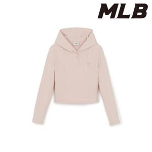 MLB (3FHDB1261-50COP) 여성 베이직 슬림핏 와플 후드티
