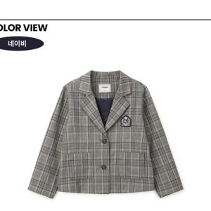 [레노마키즈]초등 여아 체크 테일러 자켓 R2431J057