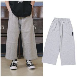 [블루테일] 블루테일2 AAA7PT02MG 주니어 남아 여아 멜란지그레이 절개 져지 팬츠 고학년 초등  2026년 봄상품 AAA7PT02MG