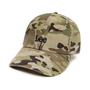 [LEE]LEE 스몰 트위치 로고 코튼 볼캡 카모플라쥬 LE2601CA01CA