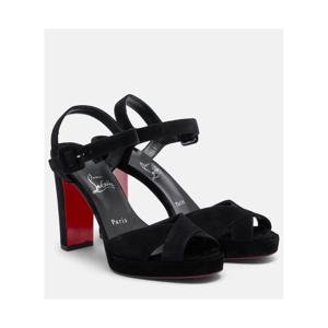 크리스찬루부탱 Cora 100 스웨이드 샌들 P01145299