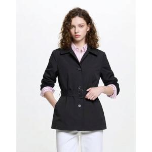 헤지스 여성 26SS 완판재입고 경량 하프 트렌치 코트 네이비 HSCO6B301N2