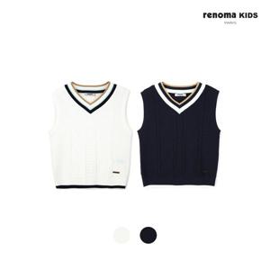 [레노마키즈] 남아 자가드 니트VEST(R2611K402)