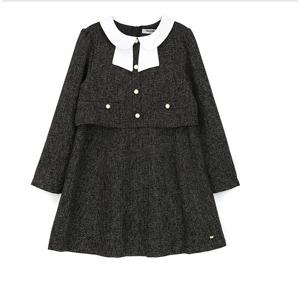 [레노마키즈]R2611O610여아일체형 트위드원피스