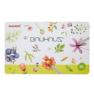 모나미 바우하우스 색연필 36색세트 (틴케이스)