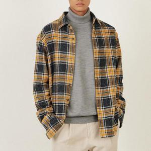 [닥스][아울렛] 기모 면100 미디움체크 셔츠 루즈핏