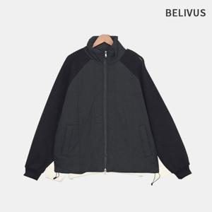 빌리버스 남성 간절기 투웨이 배색 레글런 캐주얼 패딩 자켓 BYHT017