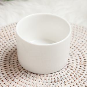 도자기 원형 화분 화이트 8x5.5cm 인테리어 장식 소품 원예 용품 가드닝