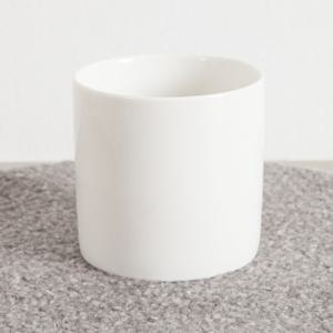 도자기 원형 화분 화이트 10x10cm 인테리어 장식 소품 원예 용품 가드닝