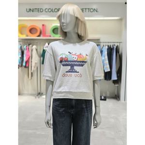 [베네통][베네통] 베네통 프룻 픽셀 프린팅 티셔츠 BATS58531 (P