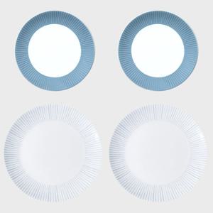 [한국도자기]코지 블루 접시세트 4p (7접시, 8접시)