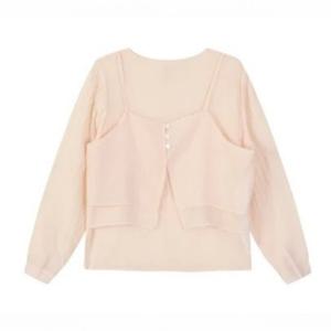 플라스틱아일랜드  (PS2WB386) 뷔스티에 셋업 블라우스